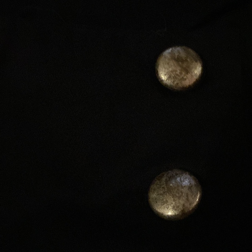 Sinequanone black wide legged dress pants with navel button details. Siz… - Picture 8 of 12